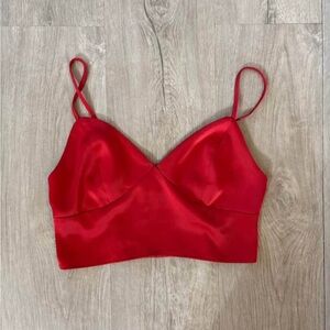 Garage Red Crop Top
